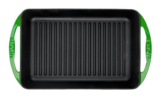 Lava Dikdörtgen Döküm 22x32 cm Grill Tava Yeşil