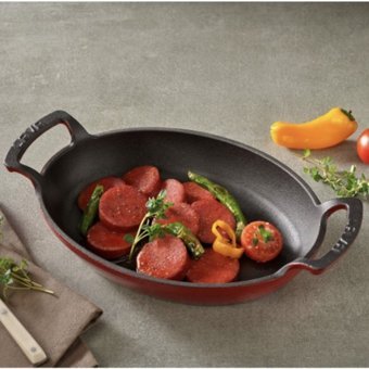 Lava Döküm 23 cm Sahan Tava Kırmızı