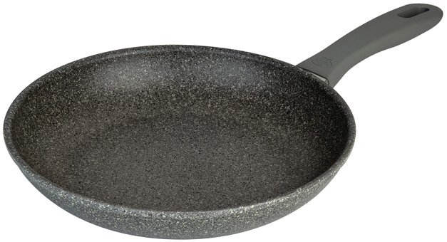 Ballarini Plastik Saplı Alüminyum 28 cm Kızartma Tava Gri