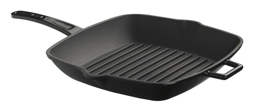 Lava Cookware LV P GT 2828 K0 Demir Saplı Demir Döküm 28 cm Grill Tava Siyah