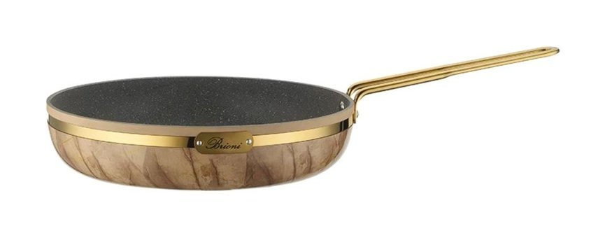 Brioni Selection Slk - 105 Metal Saplı Alüminyum 26 cm Kızartma Tava Krem