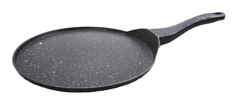 Maas Plastik Saplı Döküm 26 cm Krep Tava Siyah