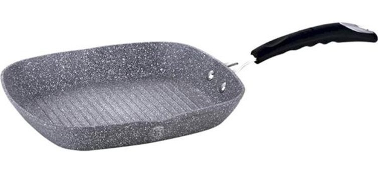 Berlinger Haus BH/1163N Plastik Saplı Alüminyum 28 cm Grill Tava Gri