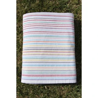 Baveno Outlet 150x150 cm Pamuklu Plaj Havlusu Mavi
