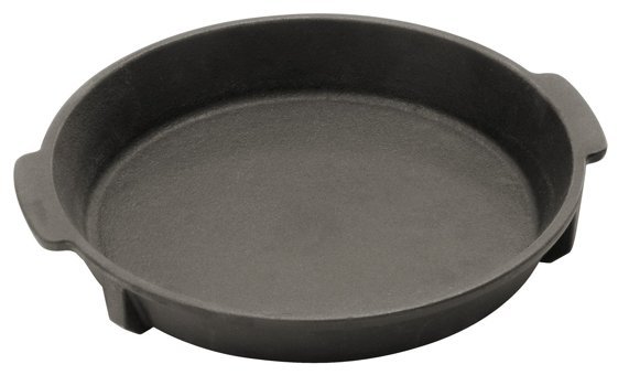 Outdoor Chef Aroma Döküm Saplı Demir Döküm 23 cm Düz Tava Siyah