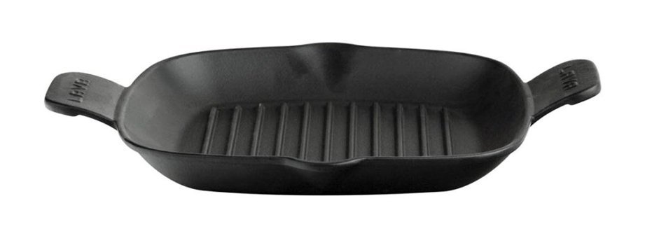 Lava Kare Döküm 26x26 cm Grill Tava Siyah