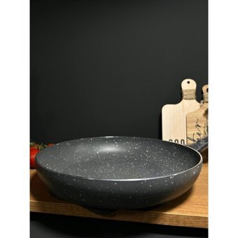 Bena Life Granit Saplı Alüminyum 28 cm Düz Tava Gri