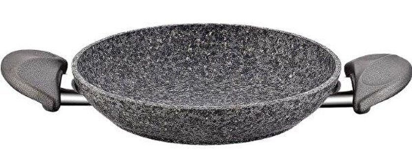 Papilla Nature Stone Plastik Saplı Alüminyum 20 cm Sahan Tava Gri