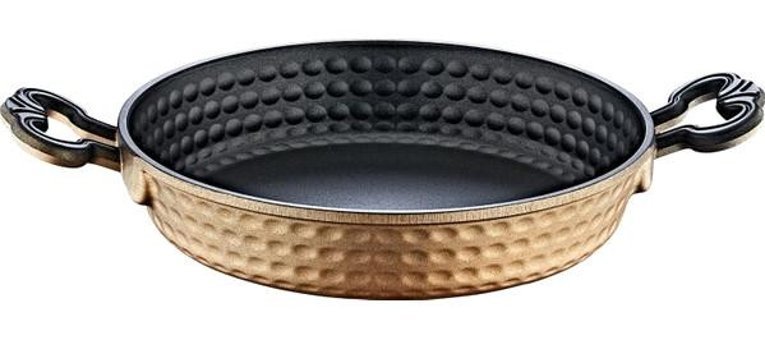O.M.S 3294 Döküm Saplı Granit 20 cm Sahan Tava Gold