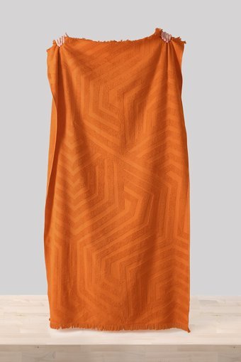 Cottonmanıa Ceu Sunset Pamuklu Plaj Havlusu Turuncu