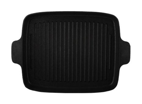 Aryıldız Pro Grade Döküm 30x25 cm Grill Tava Siyah