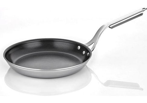 Altınbaşak Silver Star A 106KO 28 Çelik Saplı Alüminyum 28 cm Krep Tava Gri
