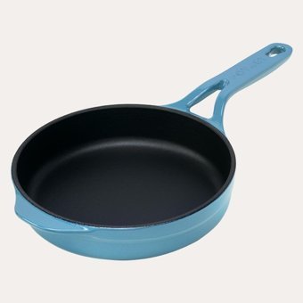 Pot Art Döküm 20 cm Düz Tava Turkuaz