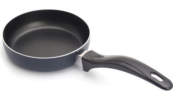 Bay Dursan Plastik Saplı Alüminyum 14 cm Sos Tava Siyah