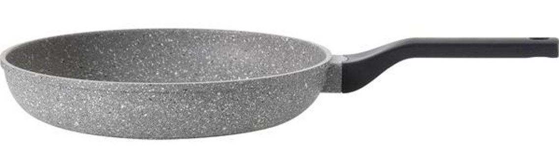 Gfc Life Store Premium Plastik Saplı Alüminyum Döküm 26 cm Düz Tava Gri
