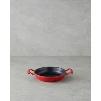 English Home Prime Red Love Plastik Saplı Döküm 18 cm Sahan Tava Kırmızı