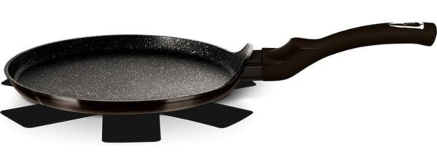 Berlinger Haus BH/6613 Plastik Saplı Alüminyum 25 cm Krep Tava Siyah