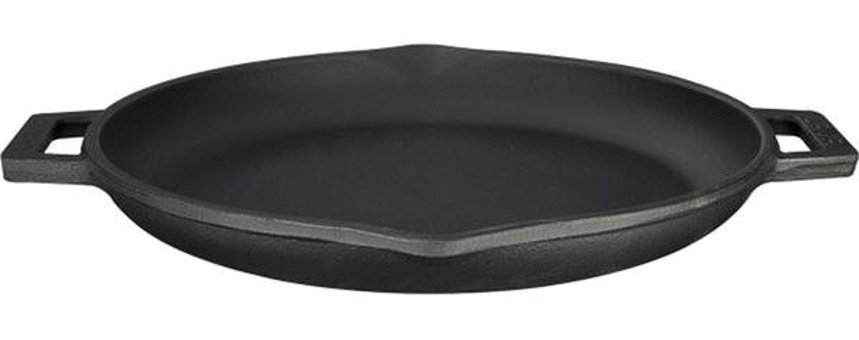 Lava Döküm 30 cm Kızartma Tava Siyah