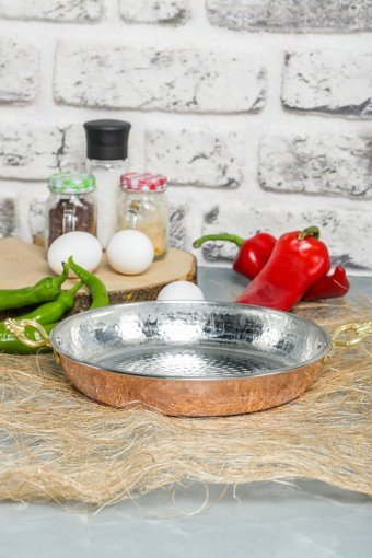 Nur Bakır Bakır 24 cm Sahan Tava
