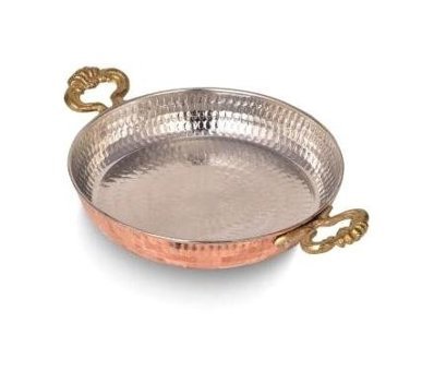 Turna Bakır Beyoğlu No:7 7563-1 Bakır 27 cm Sahan Tava