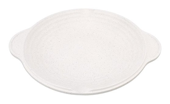 Rehomy Kore Seramik 32 cm Grill Tava Krem
