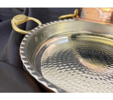 Dmt Copper Home Gaziantep Bakır 17 cm Sahan Tava