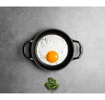 Vilinze Döküm 18 cm Sahan Tava Siyah