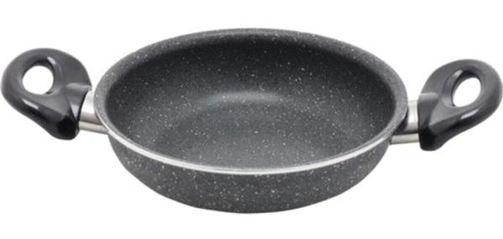 Essenso Aknur Plastik Saplı Granit 18 cm Sahan Tava Gri