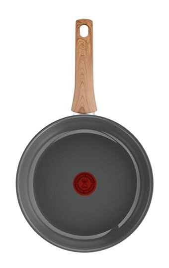 Tefal Ahşap Saplı Seramik 26 cm Düz Tava Gri