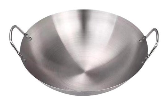 Suntek Çelik Saplı Paslanmaz Çelik 36 cm Kızartma Tava Gri