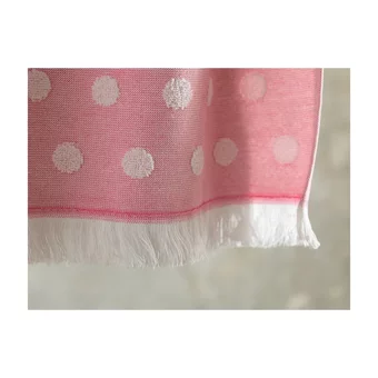 English Home Spotty Pamuklu Polyester Plaj Havlusu Pembe