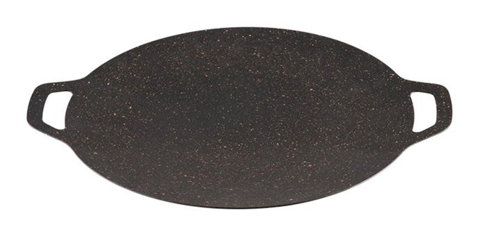 Rehomy Demir Saplı Demir Döküm 35.5 cm Grill Tava Siyah