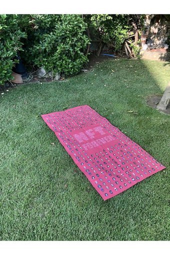 Essential Towel Nft 75x150 cm Mikrofiber Plaj Havlusu Pembe