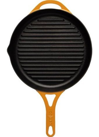 Pot Art Döküm 28 cm Grill Tava Sarı