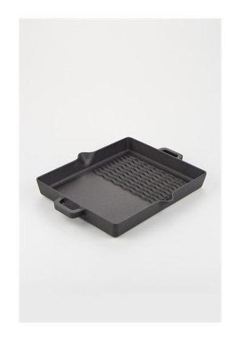 Esse Chambery Döküm Kulplu Demir Döküm 26x32 cm Grill Tava Siyah