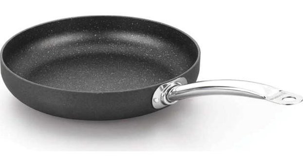 Korkmaz Proline Nero A1253 Çelik Saplı Teflon 26 cm Düz Tava Siyah