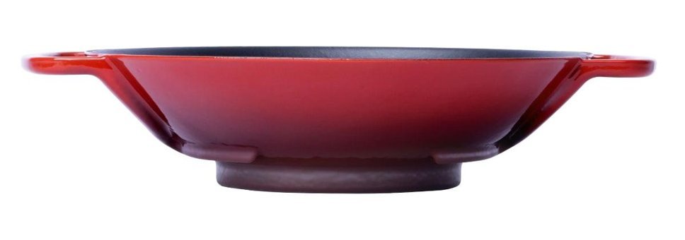 Sürel Döküm 28 cm Wok Tava Kırmızı