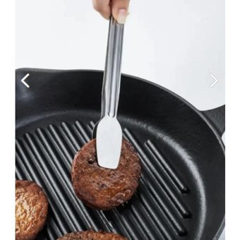 Veliday Çelik Saplı Paslanmaz Çelik 28 cm Grill Tava Siyah