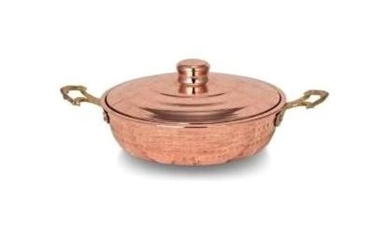 Turna Bakır Emirgan No:1 7597-1 Bakır 14 cm Wok Tava
