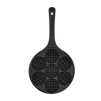 Karaca Romance Bio Granit 26 cm Waffle Tava Siyah