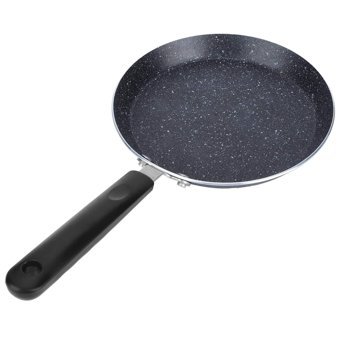 Shanrya Plastik Saplı Alüminyum 15 cm krep Tava Siyah