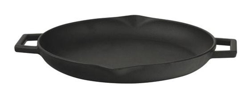 Lava Döküm 30 cm Kavurma Tava Siyah