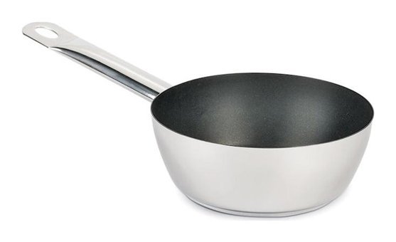 Kapp Çelik Saplı Paslanmaz Çelik 16 cm Sote Tava Gri