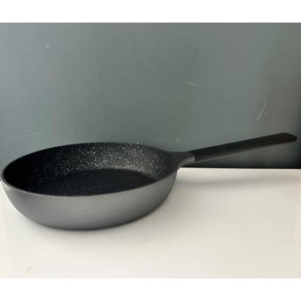 Aryıldız Pro Grade Plastik Saplı Alüminyum 24 cm Düz Tava Gri