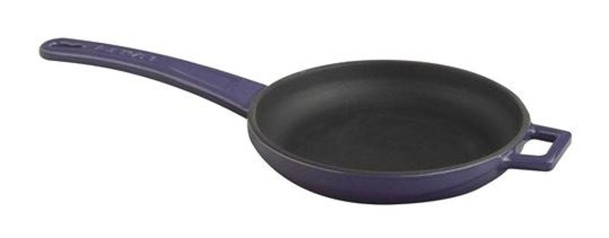 Lava Metal Saplı Döküm 16 cm Kızartma Tava Mor