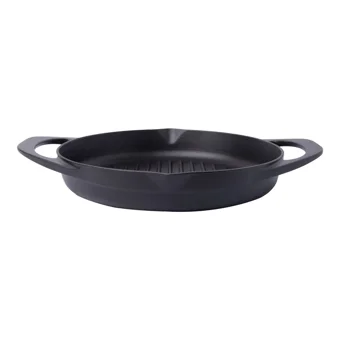 Pot Art Döküm 30 cm Grill Tava Siyah