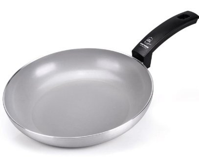 Moneta Innova Plastik Saplı Alüminyum 30 cm Düz Tava Gri