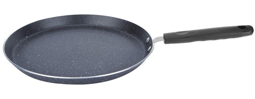 Tissting Plastik Saplı Alüminyum 25.5 cm Kızartma Tava Siyah