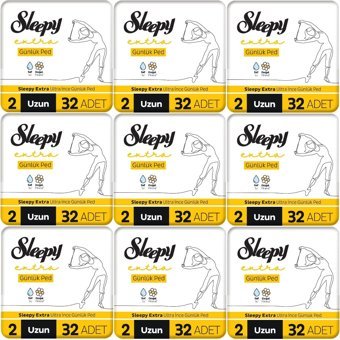 Sleepy Extra Organik 32'li Normal Günlük Ped