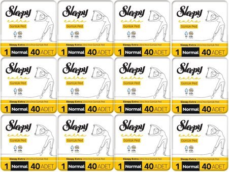Sleepy Extra Organik 40'lı Normal Günlük Ped
